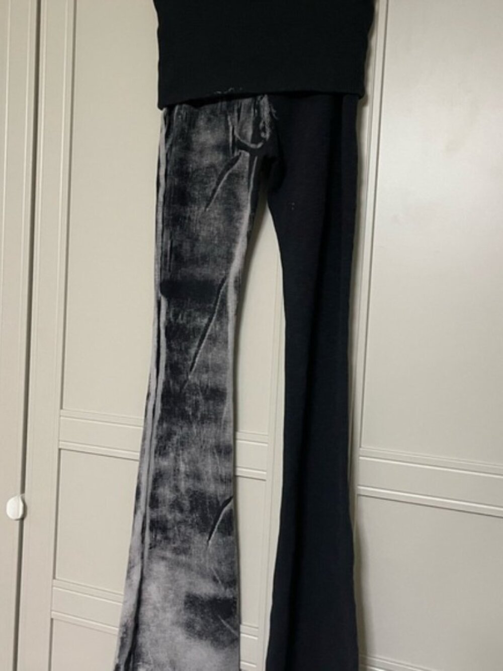 Zara Washed Effect Ribbed Pants - Picture 7 of 8